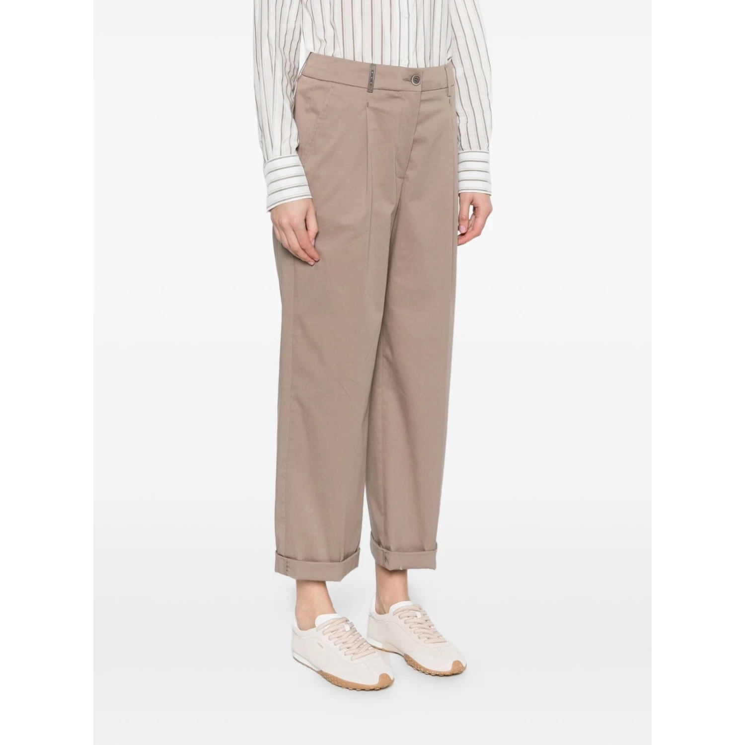 Peserico Trousers Brown