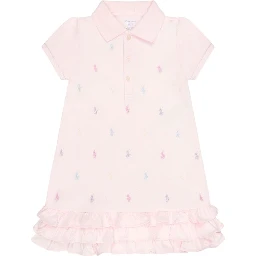 فساتين بولو رالف لورين باللون الوردي