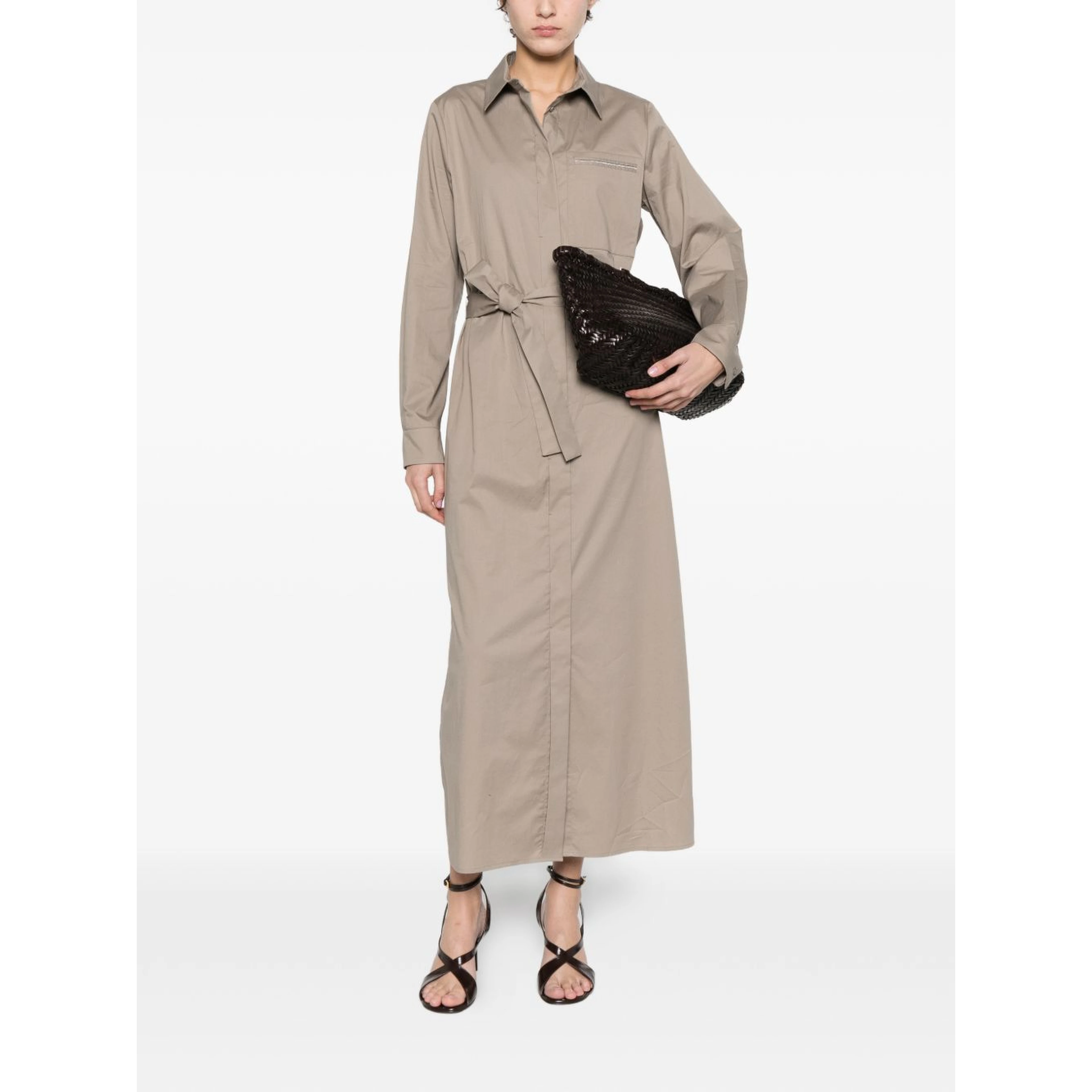 Peserico Dresses Brown