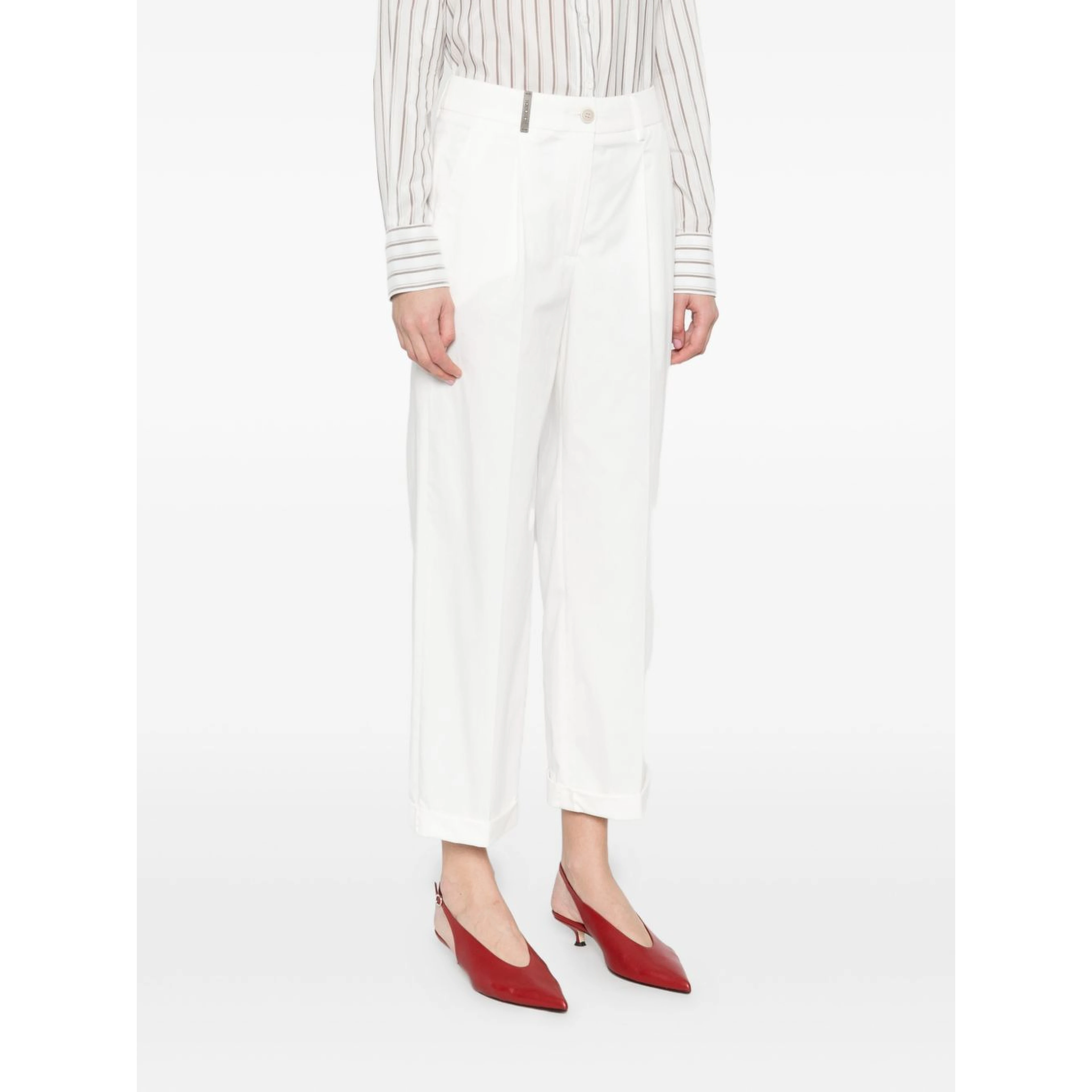 Peserico Trousers White