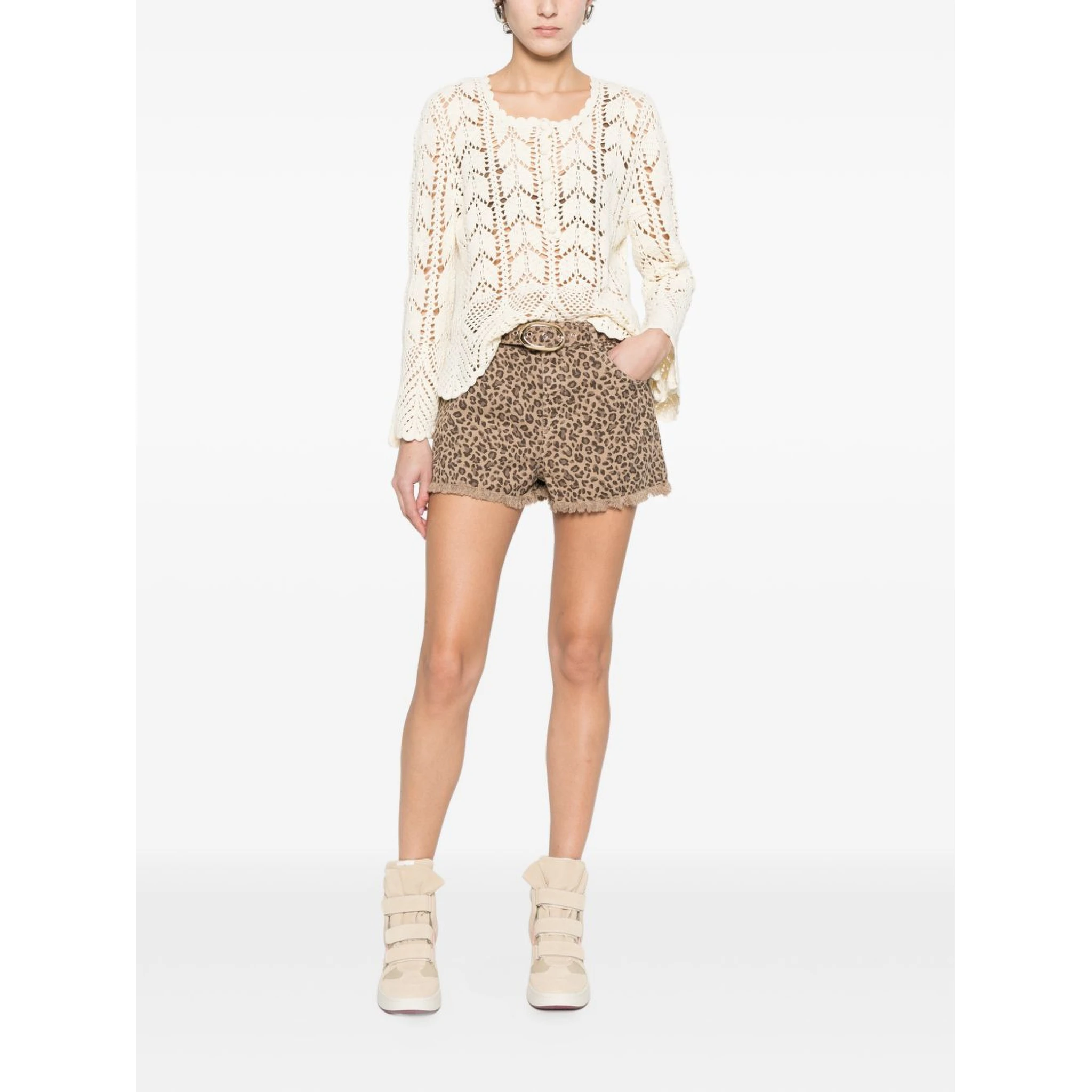 Twin-set Shorts Beige
