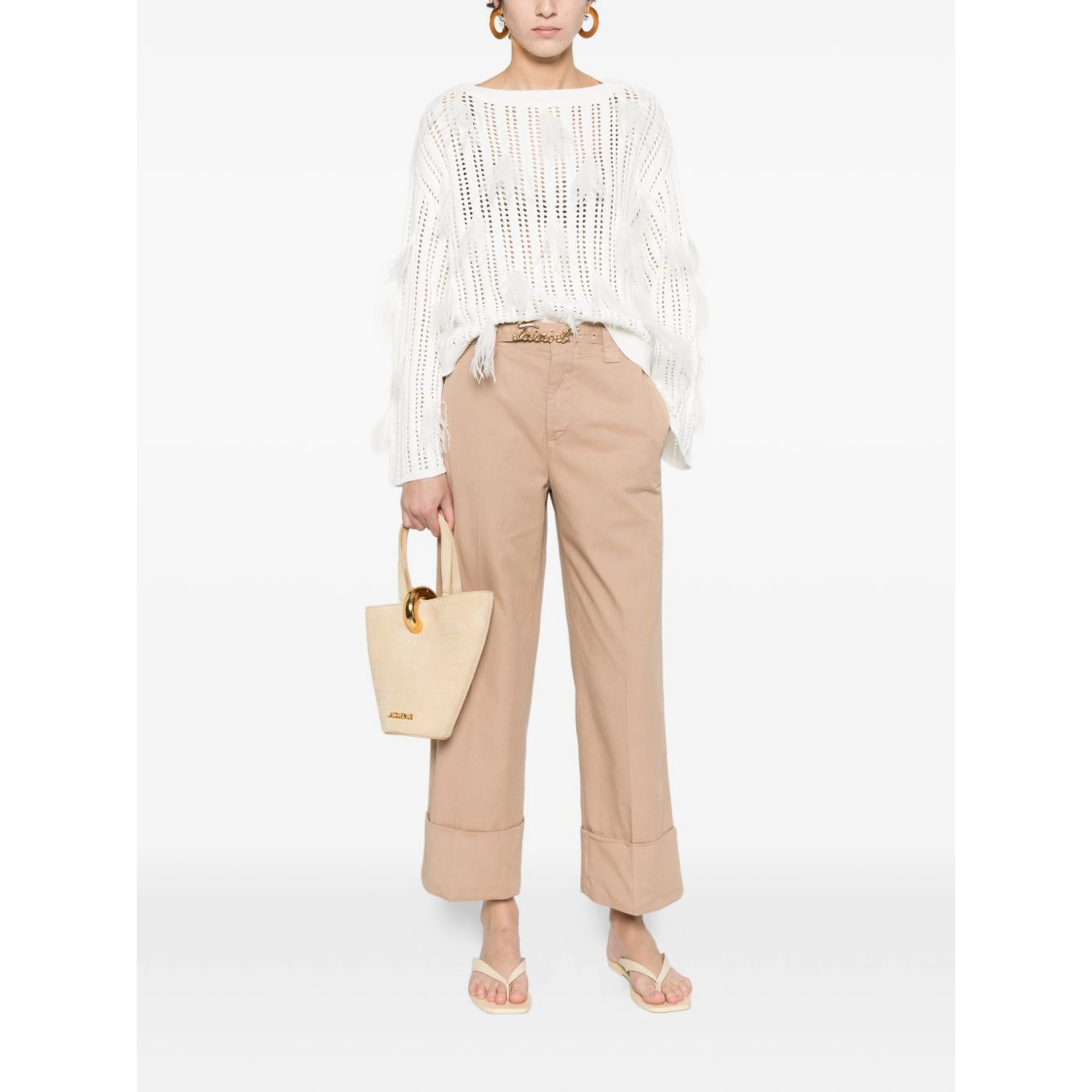 Twin-set Trousers Beige