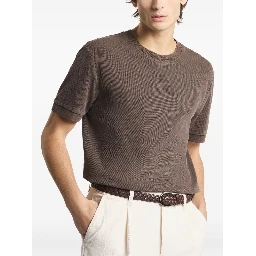Fay T-shirts and Polos Brown