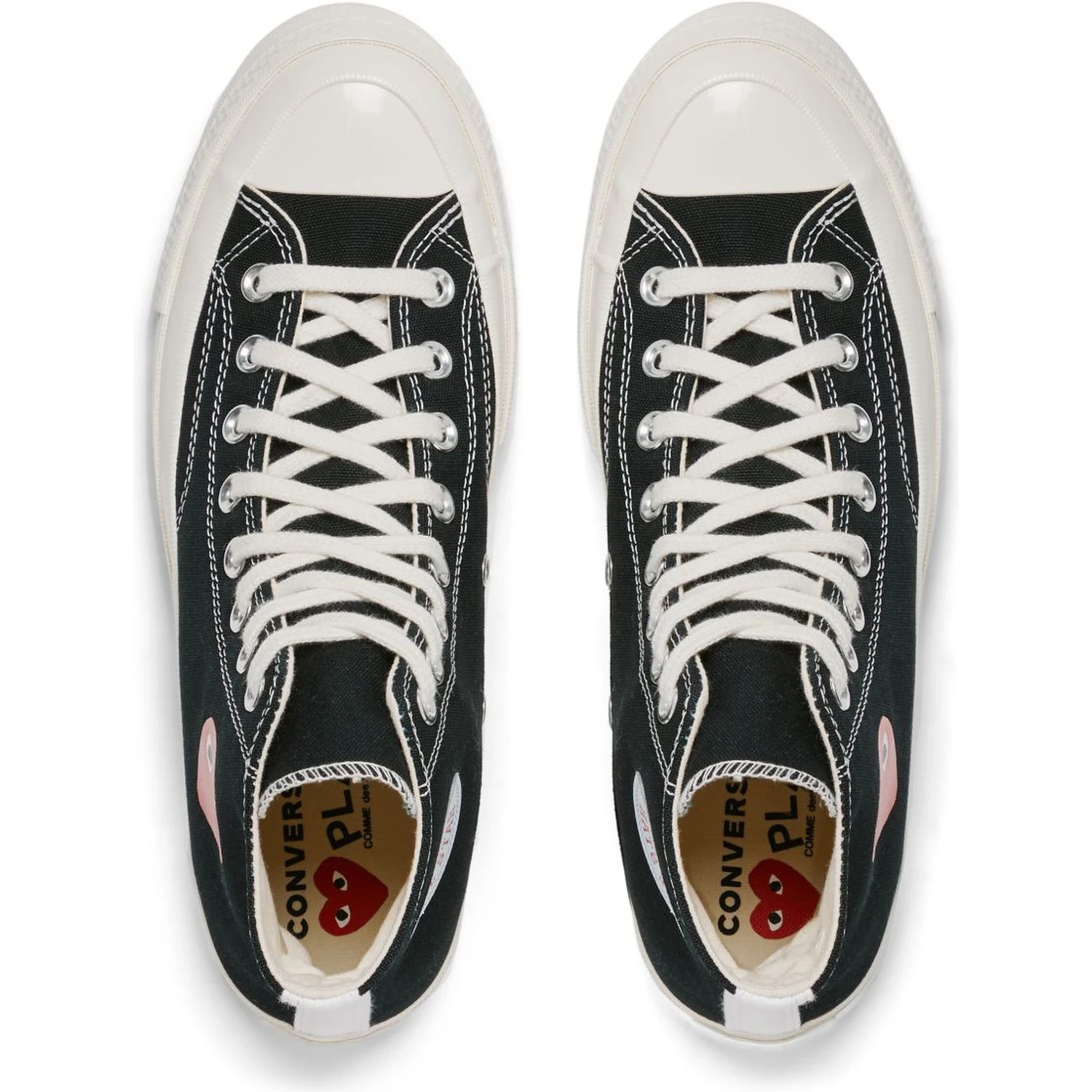 أحذية رياضية COMME DES GARCONS PLAY باللون الأسود