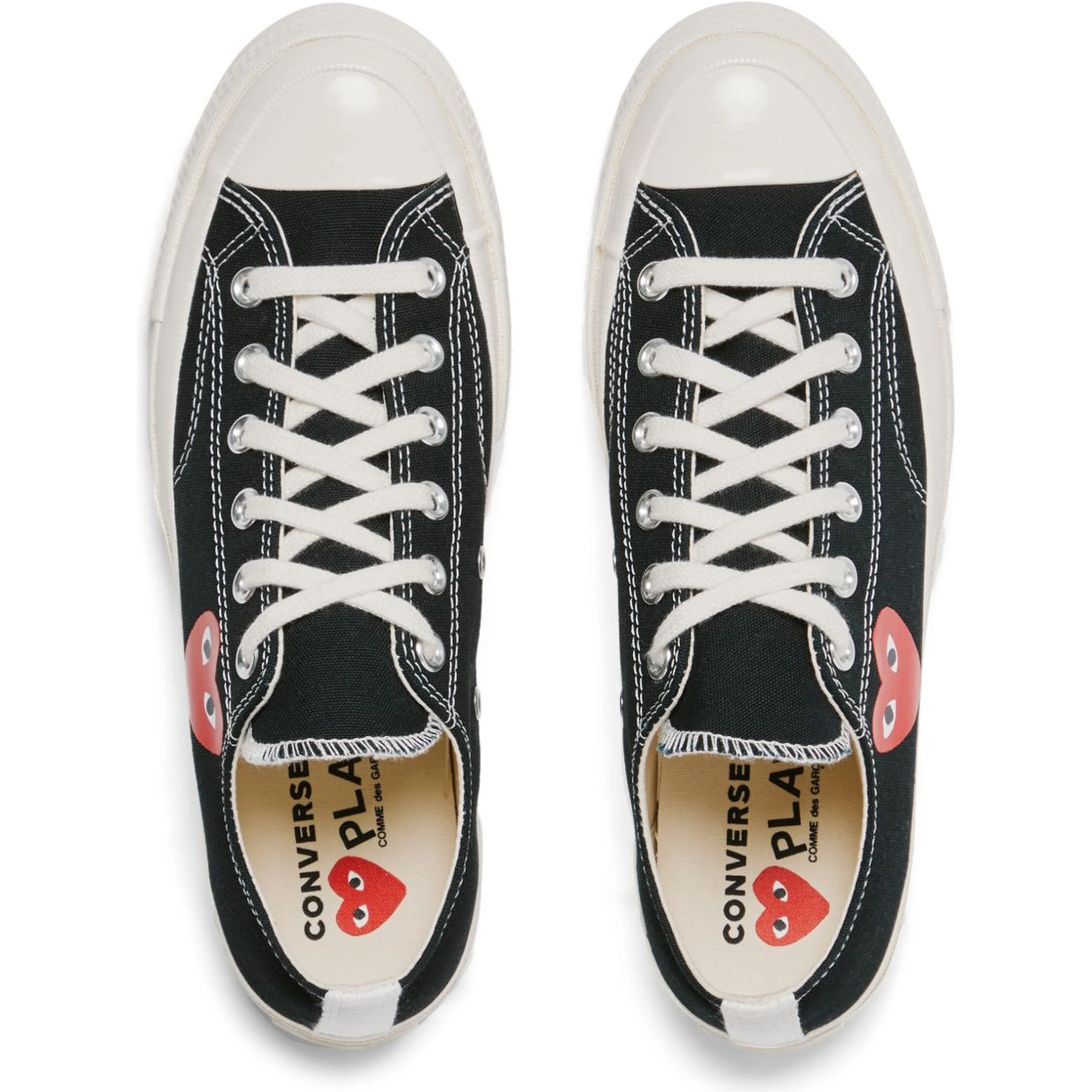 أحذية رياضية COMME DES GARCONS PLAY باللون الأسود