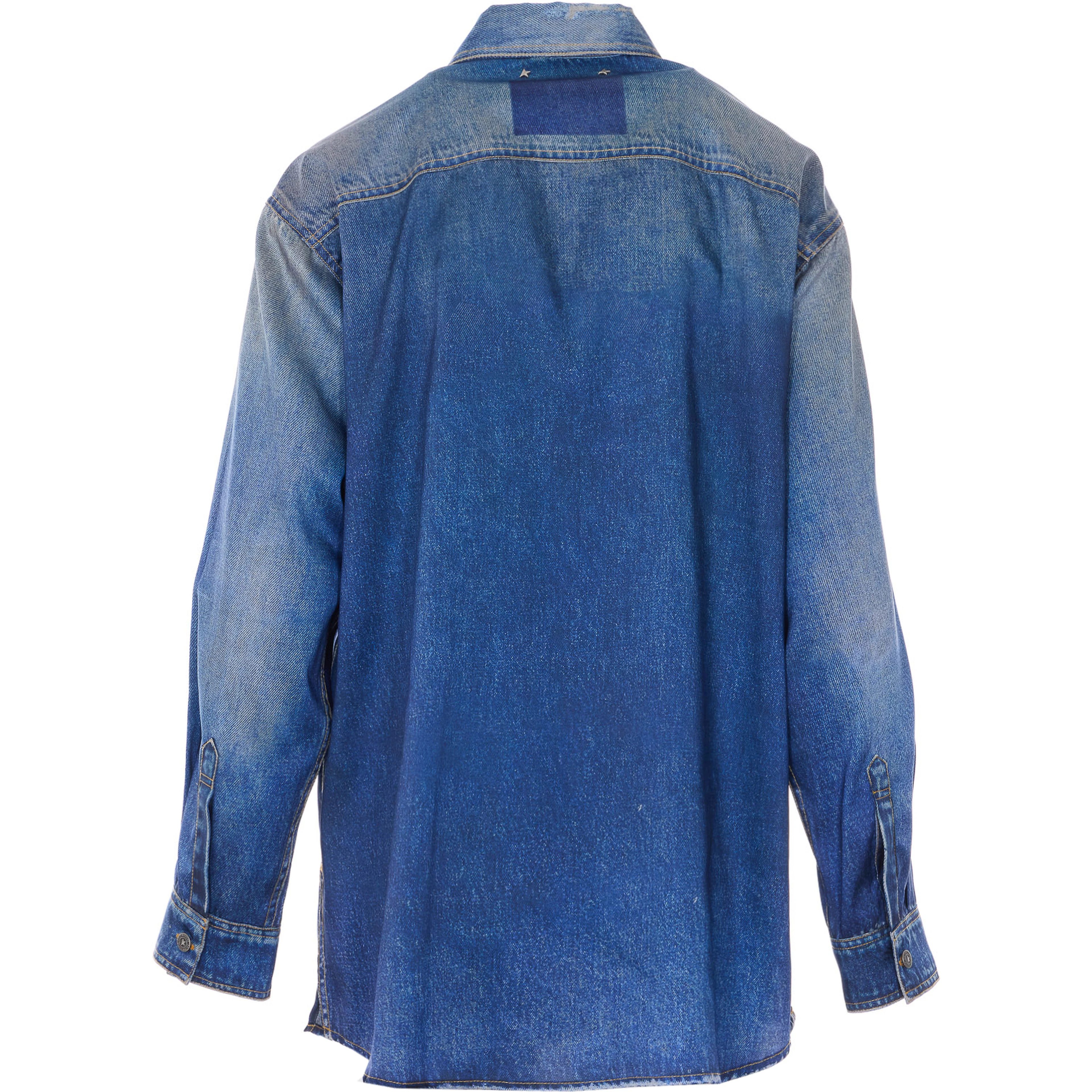 Golden Goose Shirts Blue