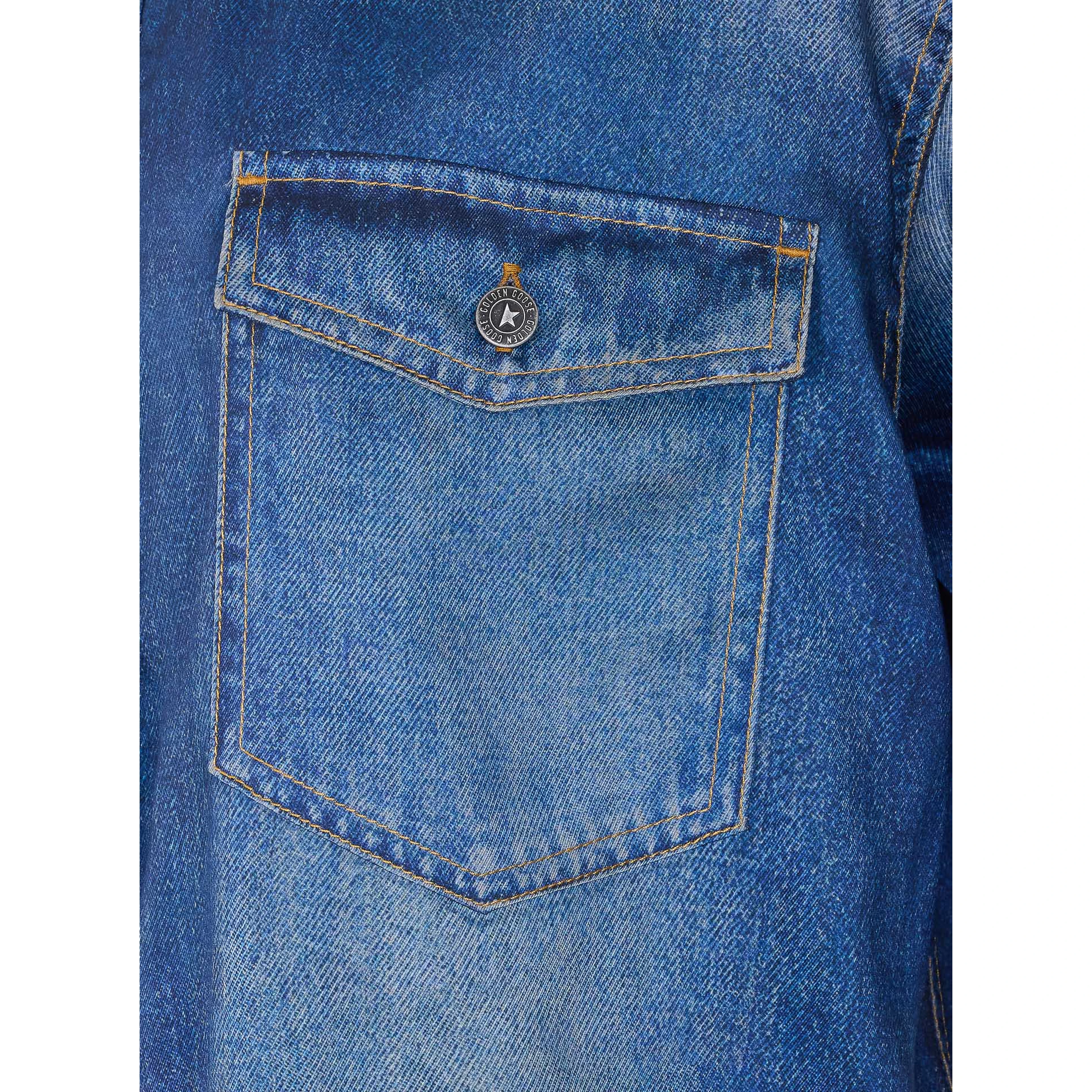 Golden Goose Shirts Blue