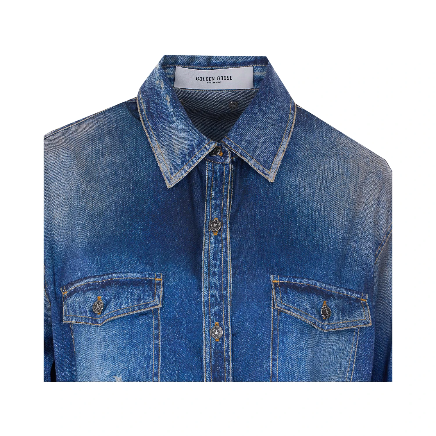 Golden Goose Shirts Blue