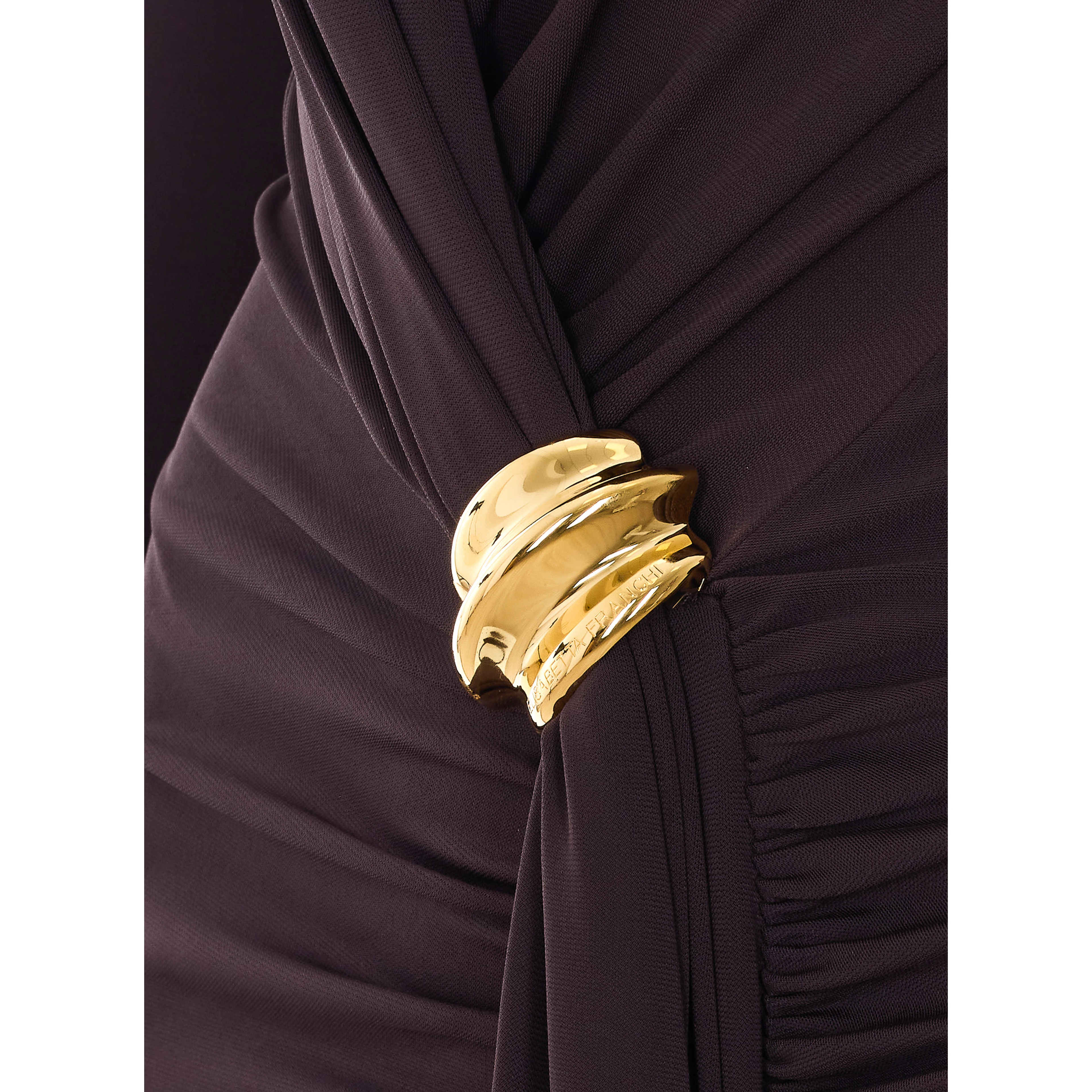 Elisabetta Franchi Dresses Brown