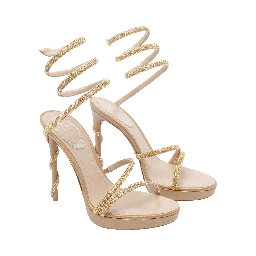 René Caovilla Sandals Golden