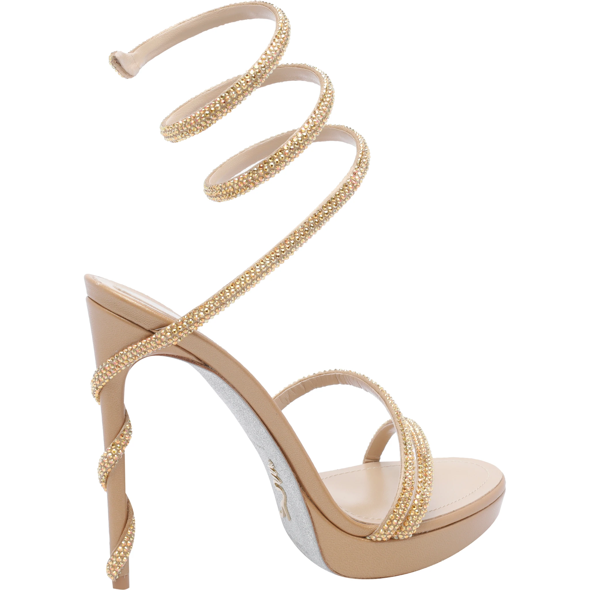René Caovilla Sandals Golden