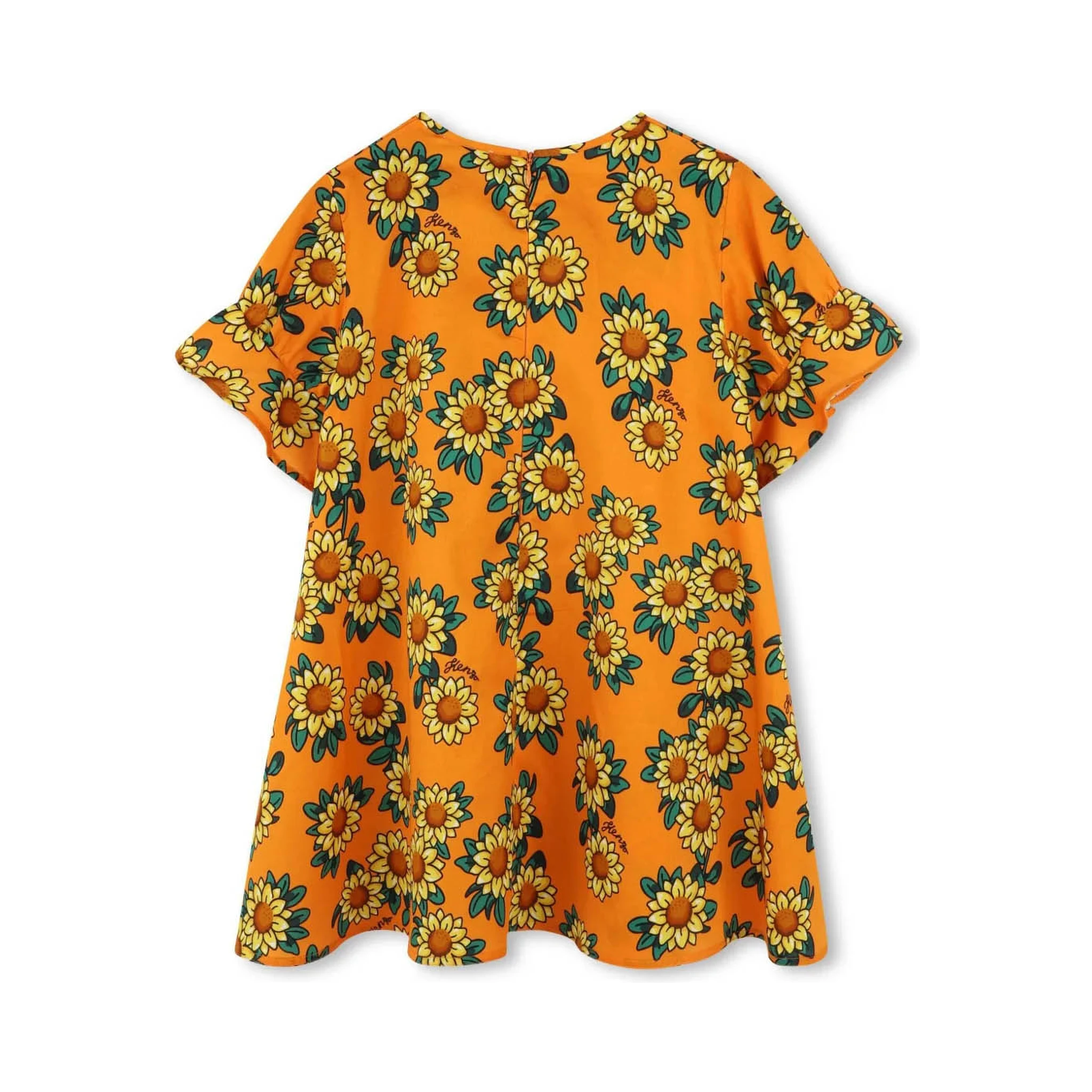 Kenzo Kids Dresses Orange