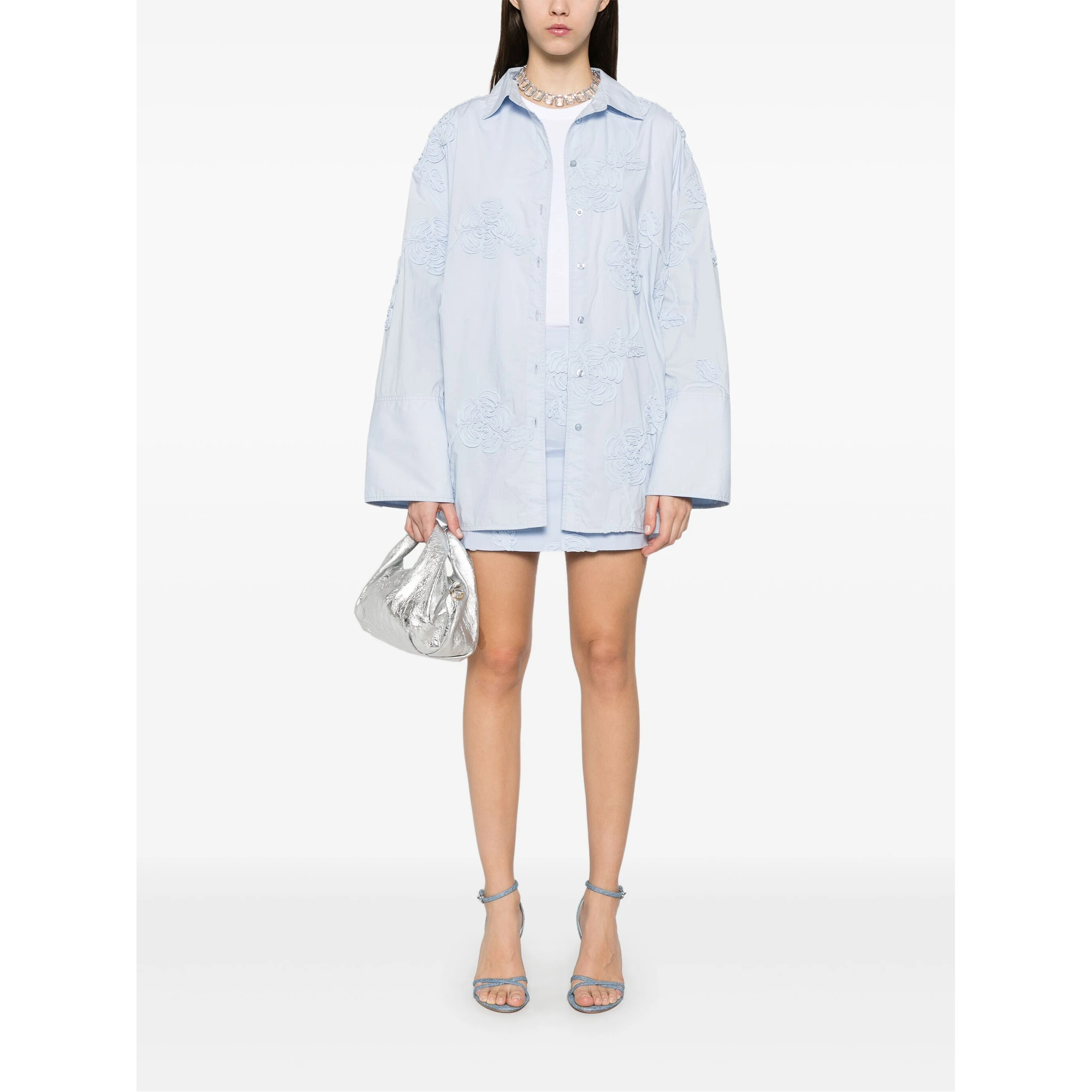 Rotate Skirts Clear Blue