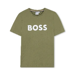 Hugo Boss T-shirts and Polos Green