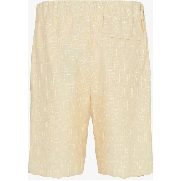 Fendi Shorts Yellow