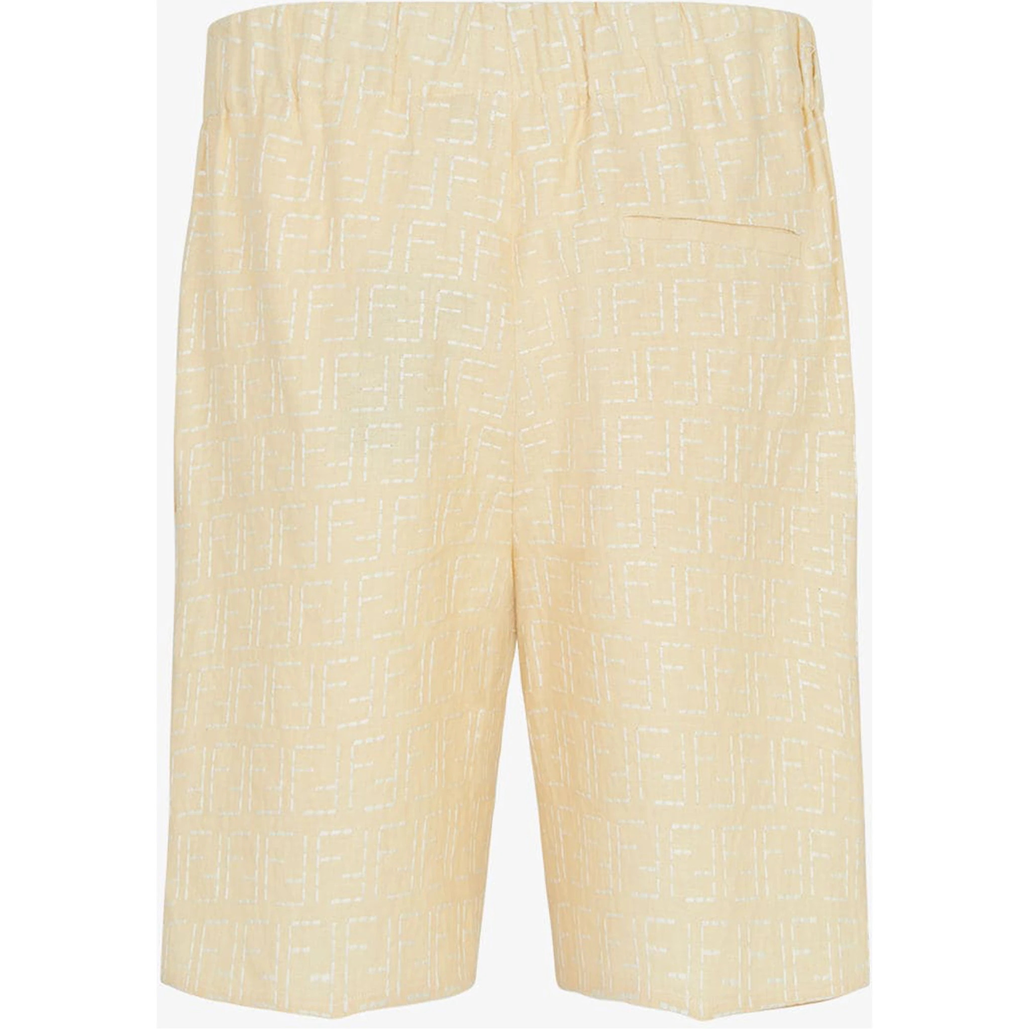 Fendi Shorts Yellow