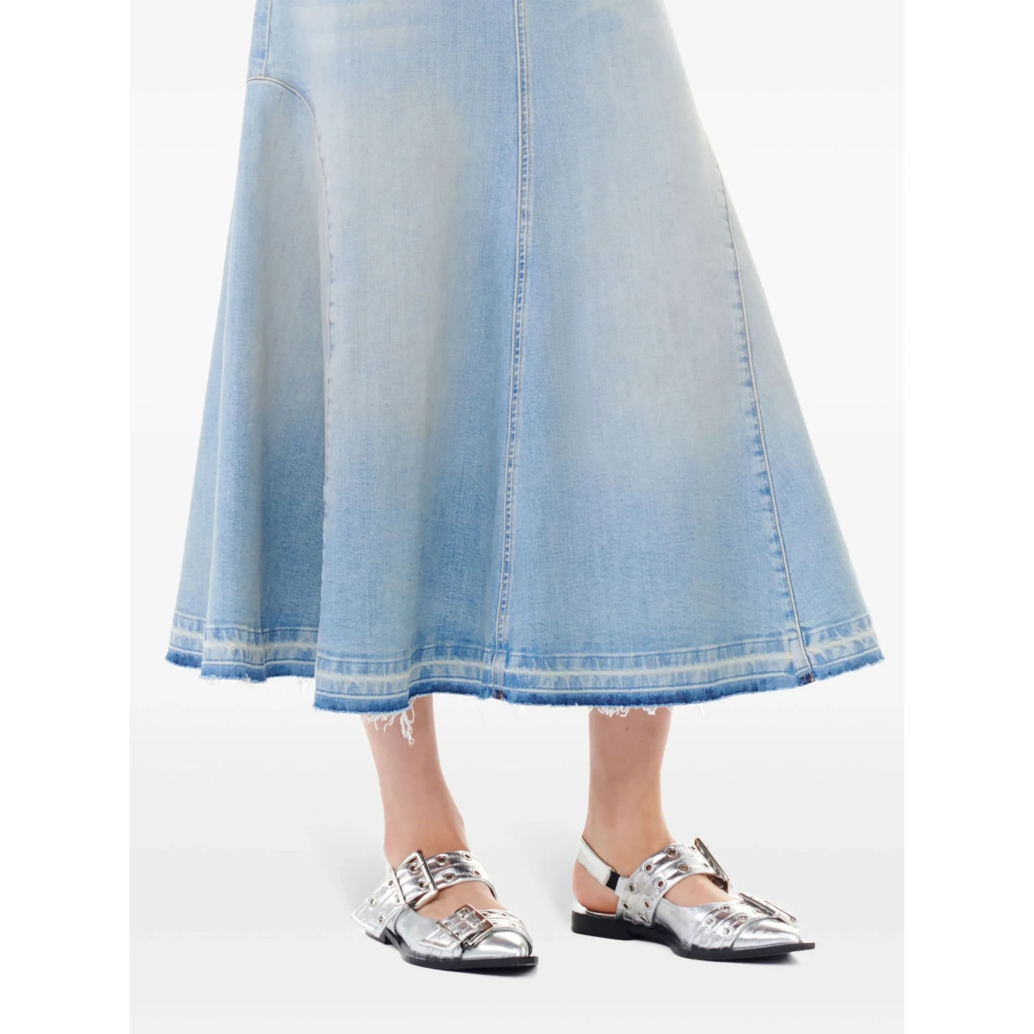 GANNI Flat shoes Silver