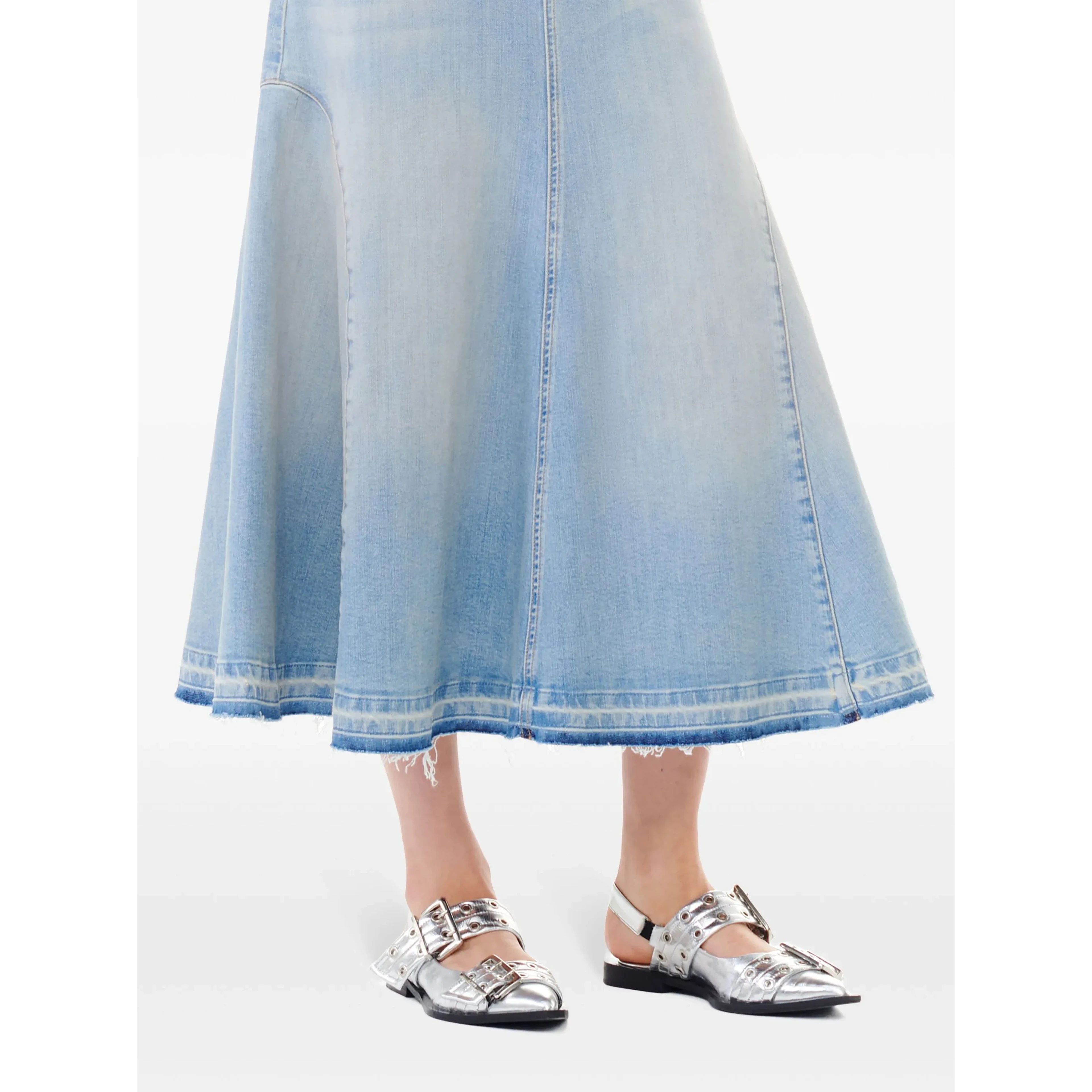 GANNI Flat shoes Silver