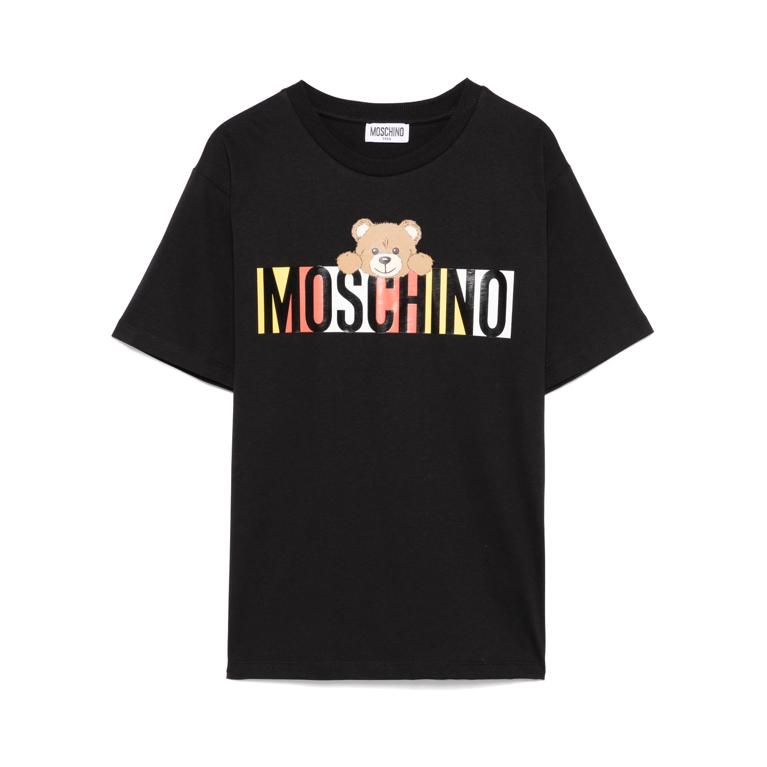 MOSCHINO KIDS T-shirts and Polos Black
