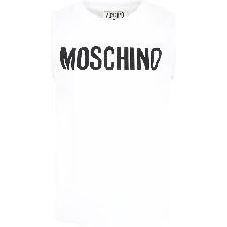 MOSCHINO KIDS T-shirts and Polos White