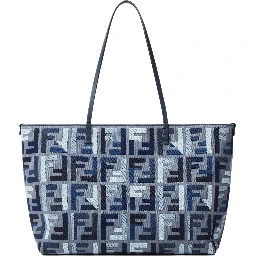 Roll Large canvas shopper tote bag