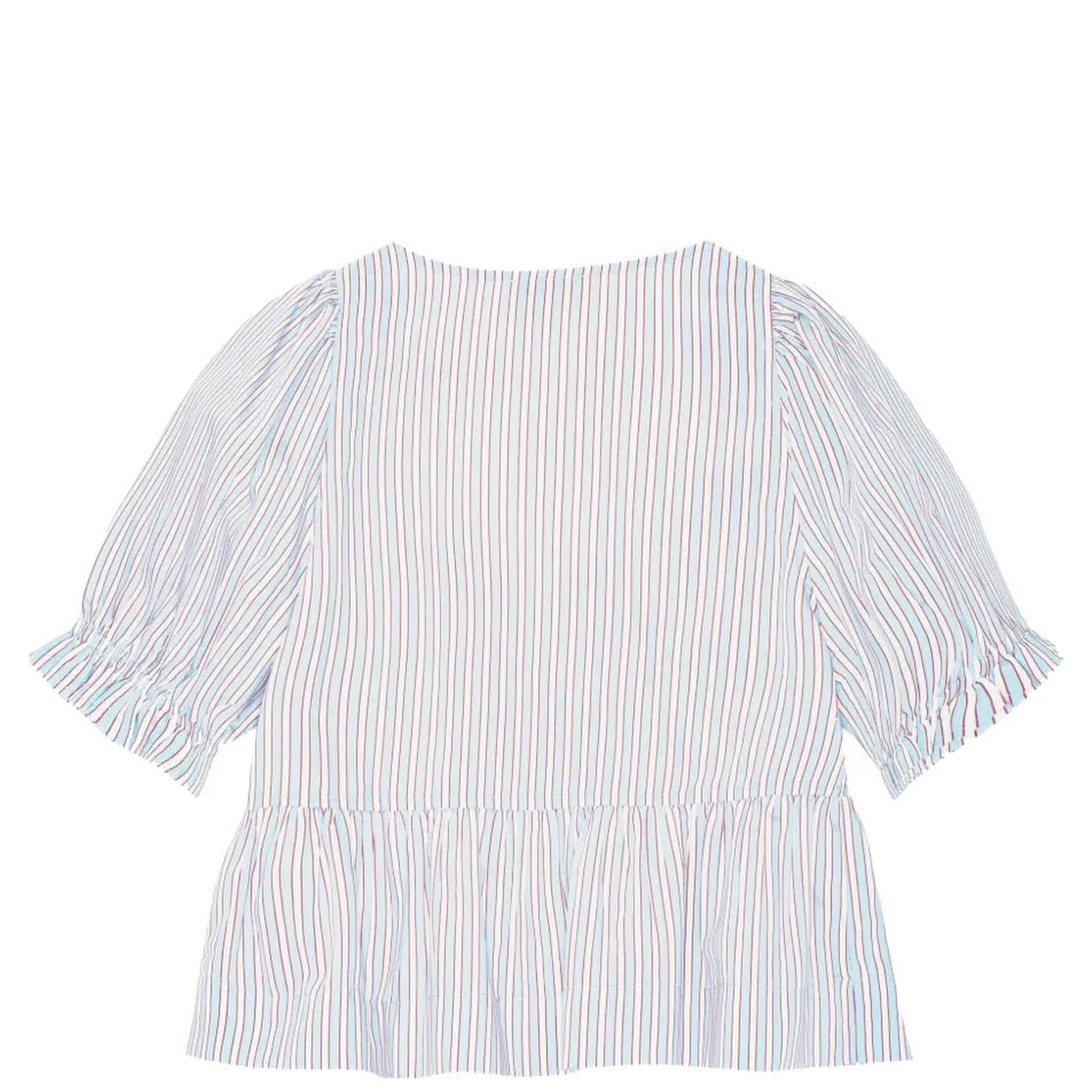 GANNI Shirts Clear Blue