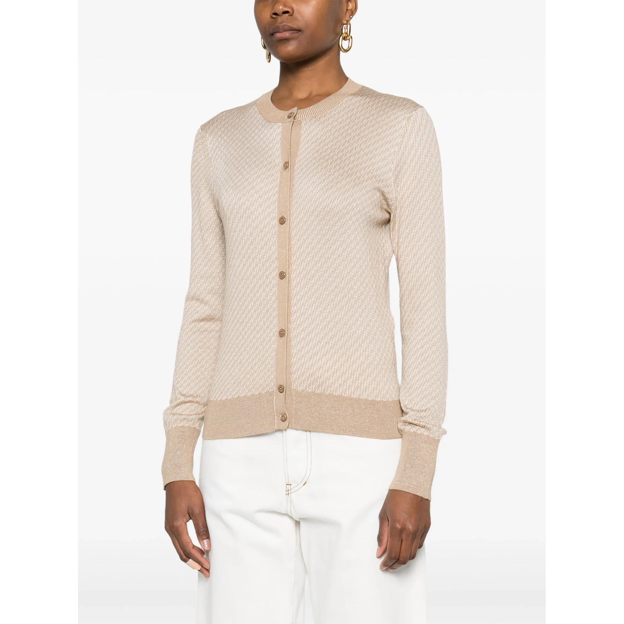 Fendi Sweaters Beige