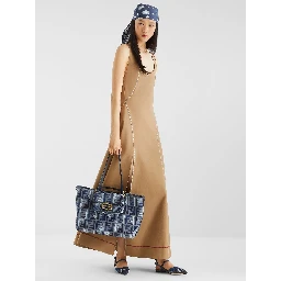 Roll Large canvas shopper tote bag