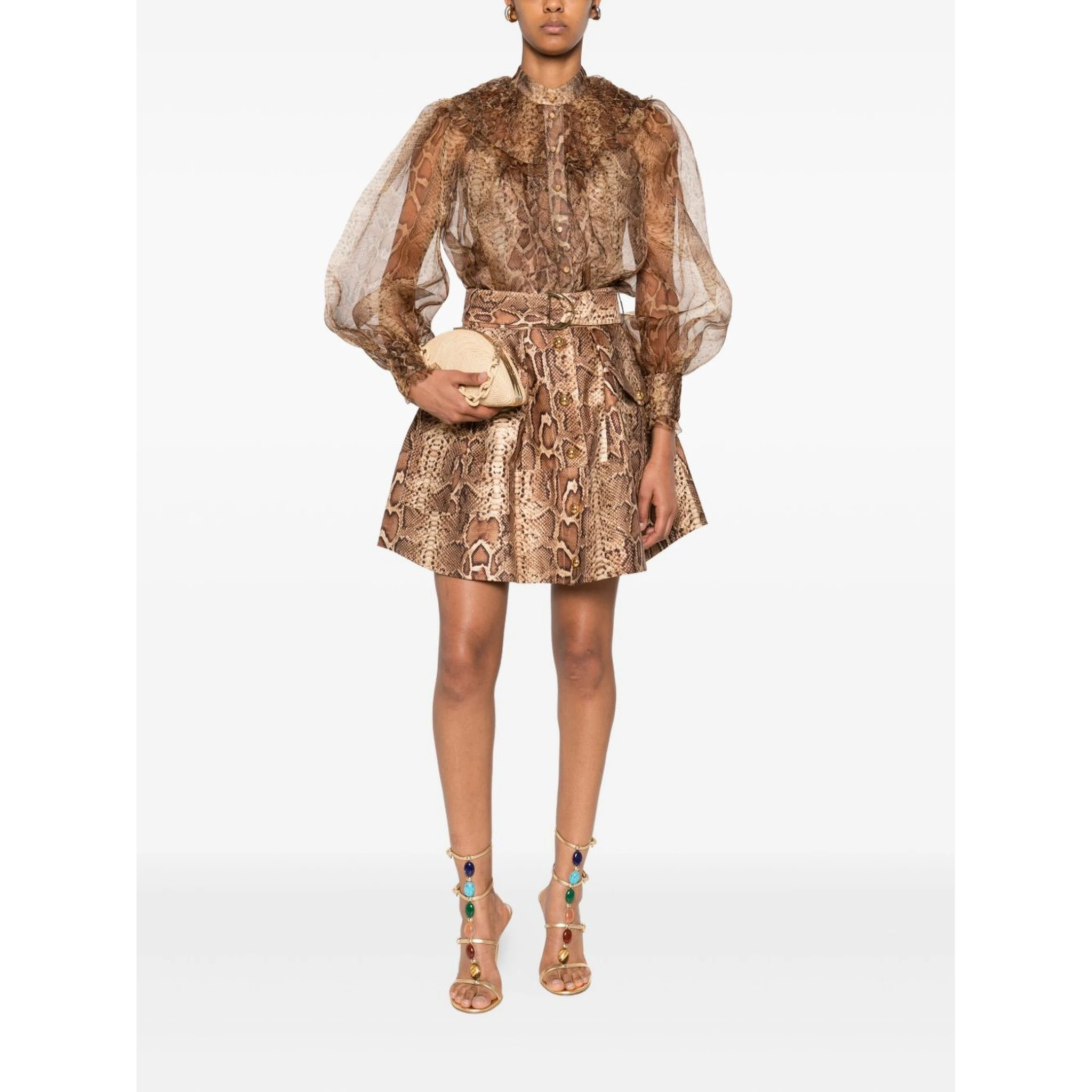 Zimmermann Skirts Brown