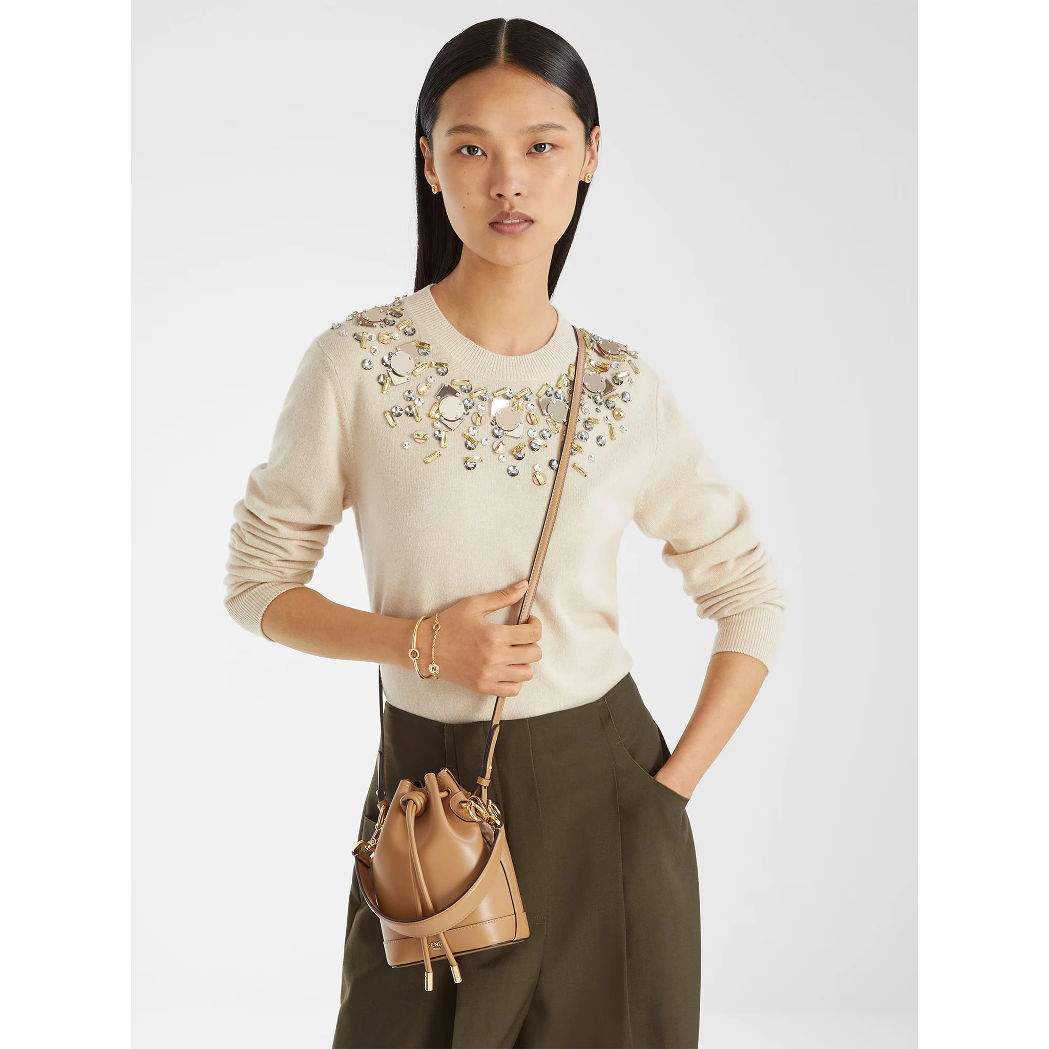 Mon Tresor mini bucket bag