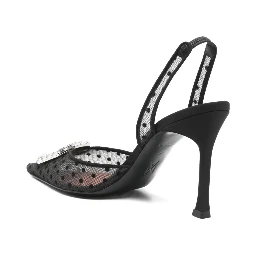 Amina Muaddi With Heel Black