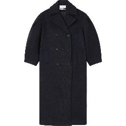 GANNI Coats Blue