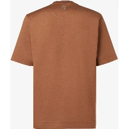 تيشيرتات وبولو من فندي باللون البني