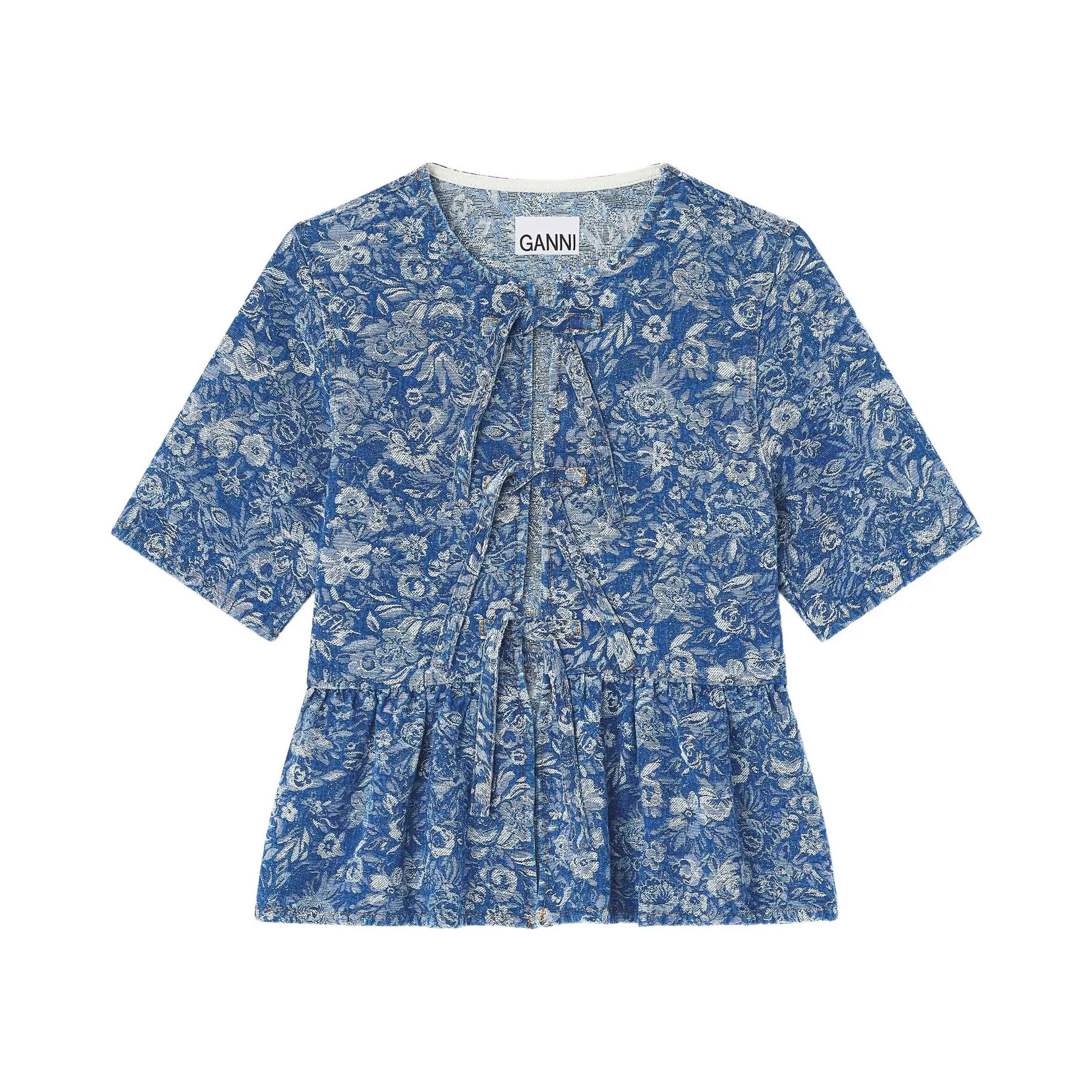 GANNI Shirts Blue