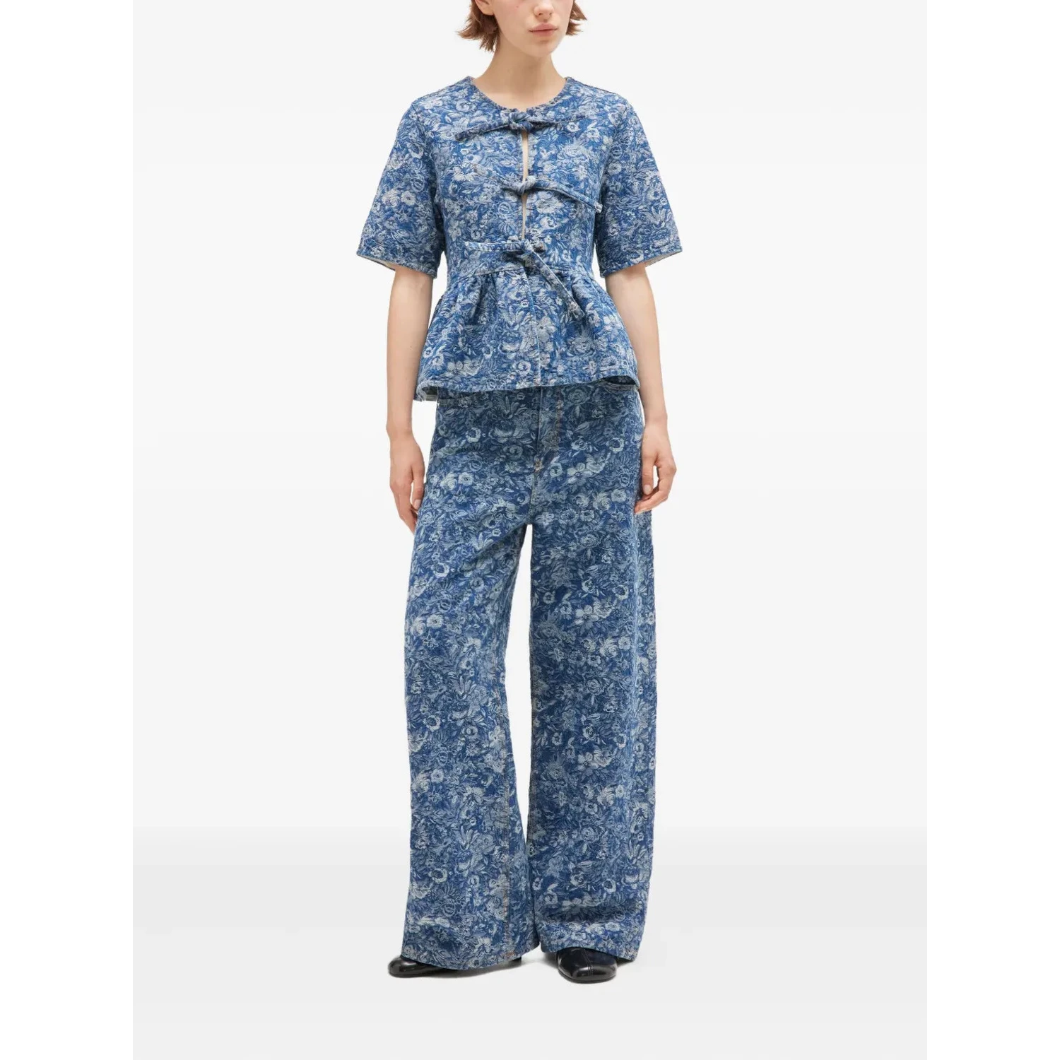 GANNI Shirts Blue