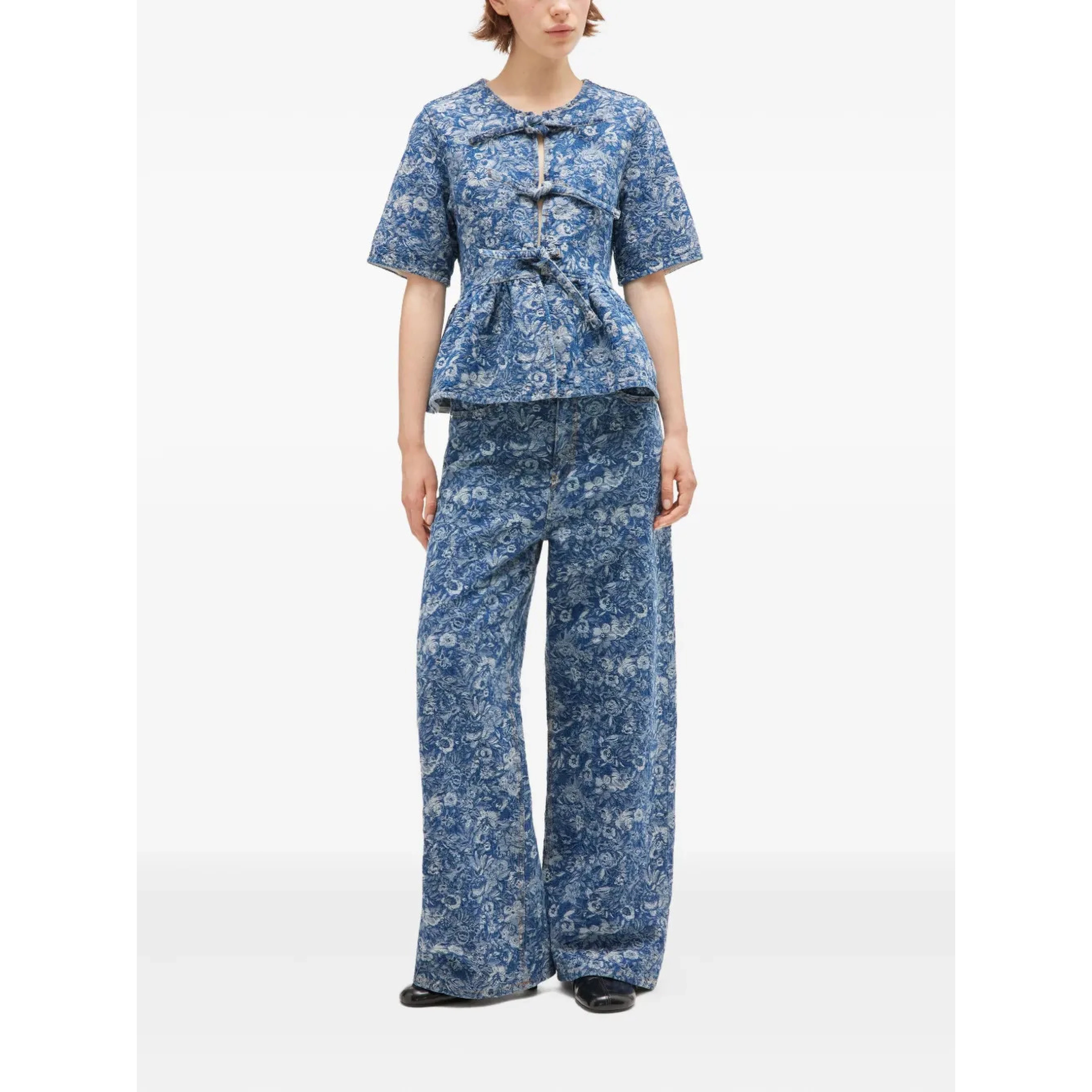 GANNI Shirts Blue