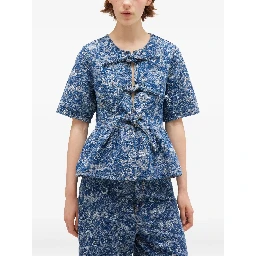 GANNI Shirts Blue