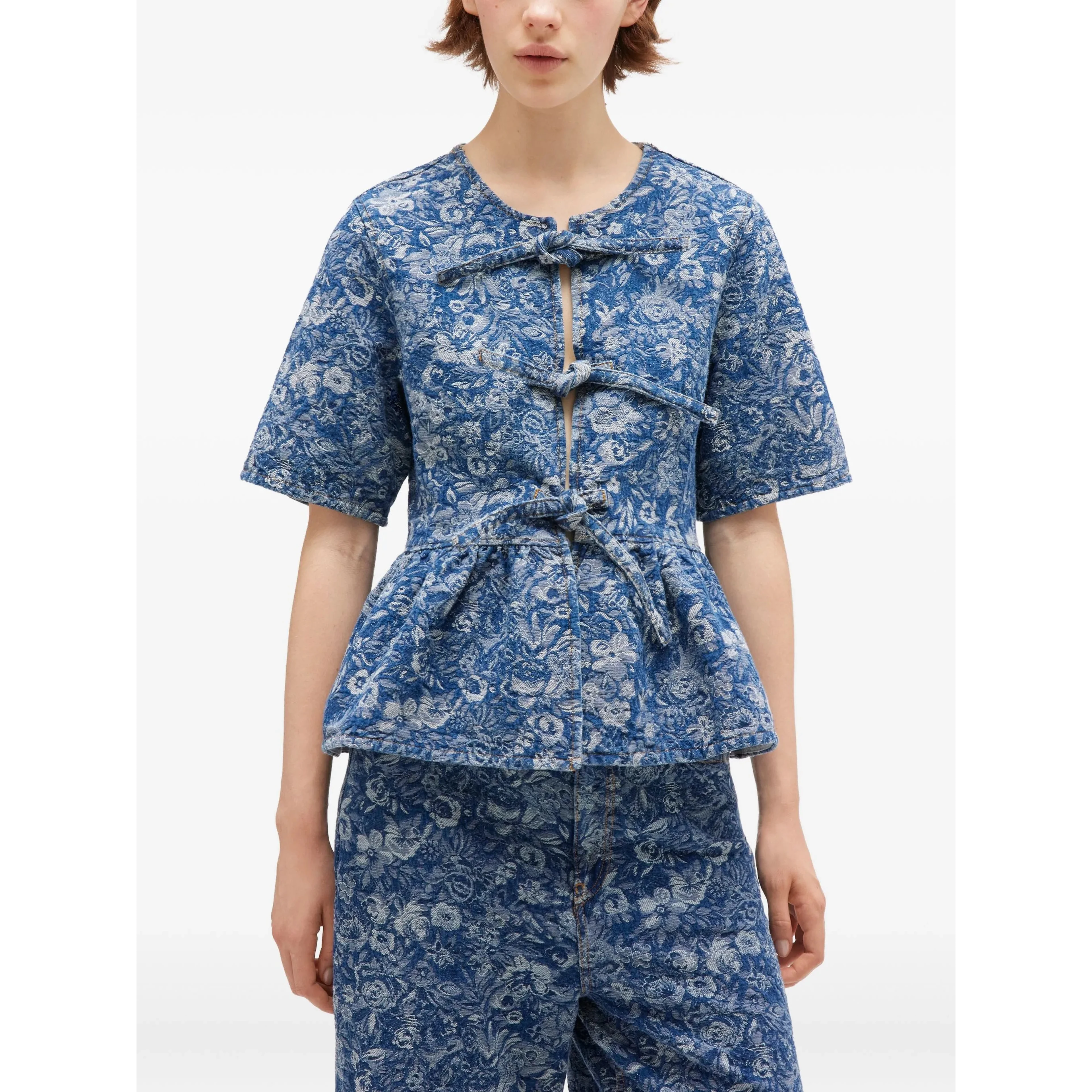 GANNI Shirts Blue