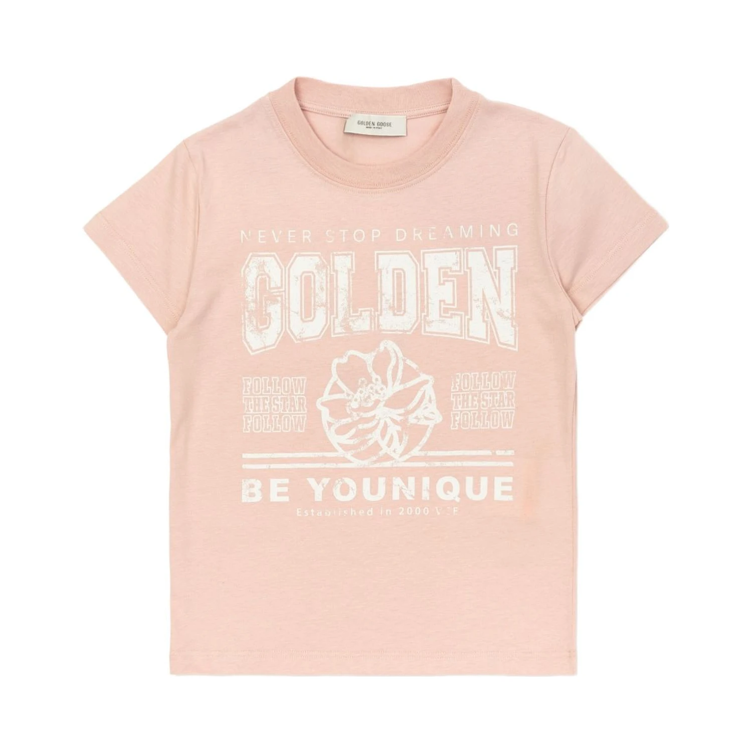 GOLDEN GOOSE KIDS T-shirts and Polos Pink