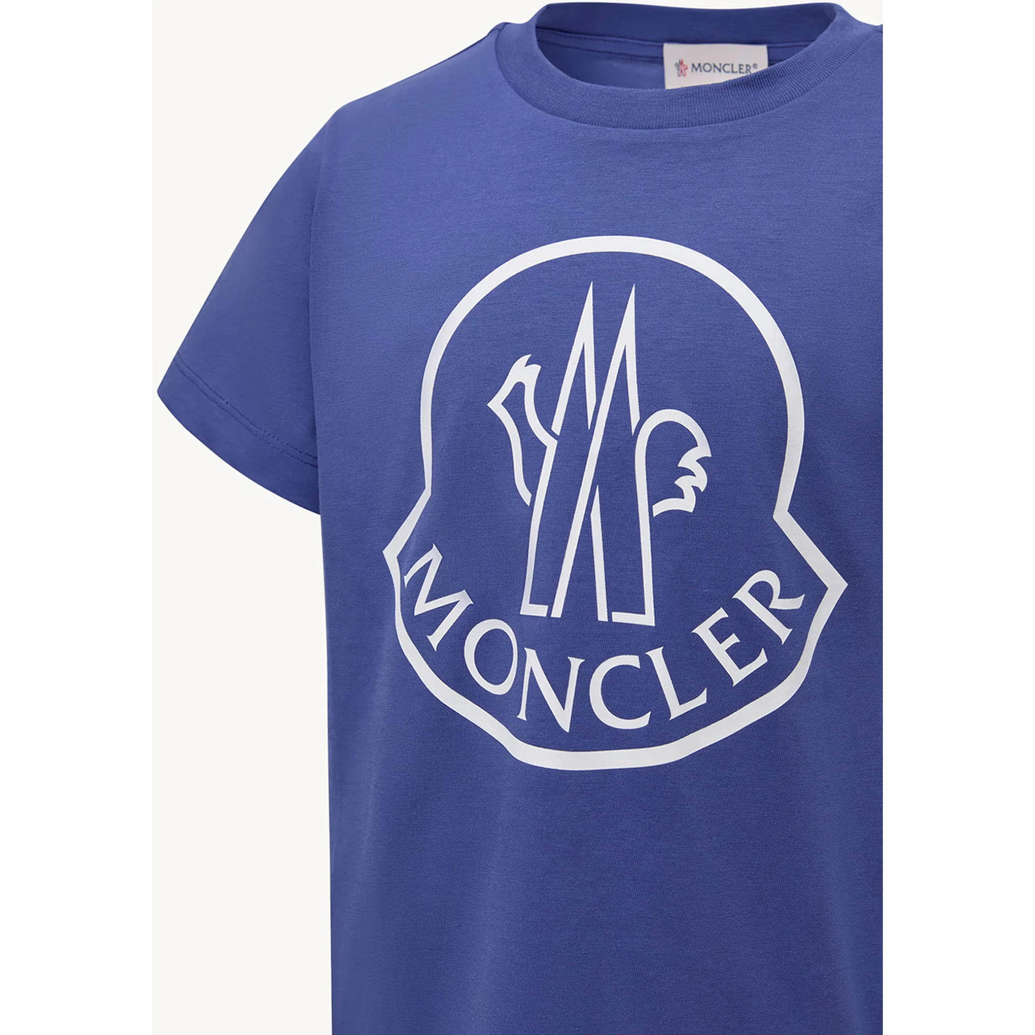 MONCLER KIDS T-shirts and Polos Blue