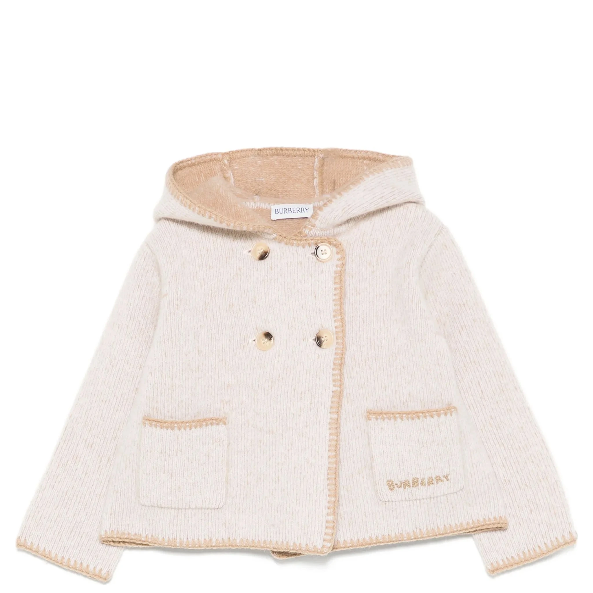 Burberry Kids Sweaters Beige