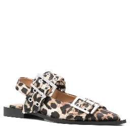 GANNI Flat shoes Brown