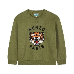 Kenzo Kids Sweaters Green