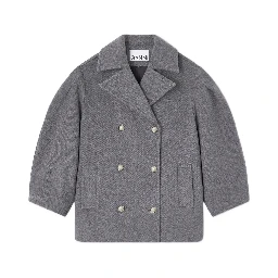 GANNI Coats Grey