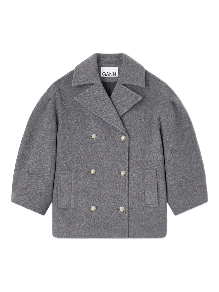 GANNI Coats Grey alternative
