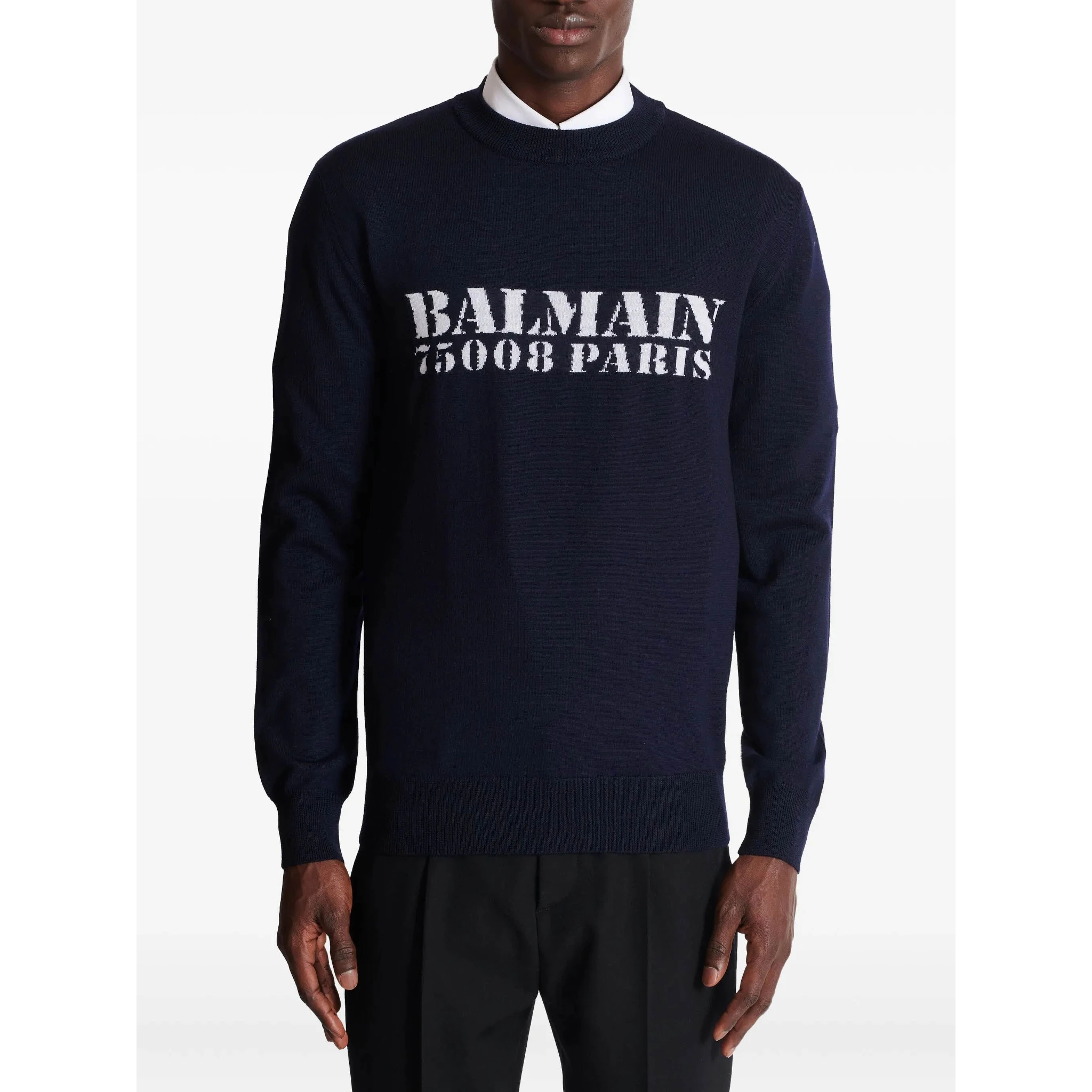 Balmain Sweaters Blue