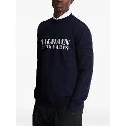 Balmain Sweaters Blue