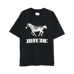 Rhude T-shirts and Polos Black