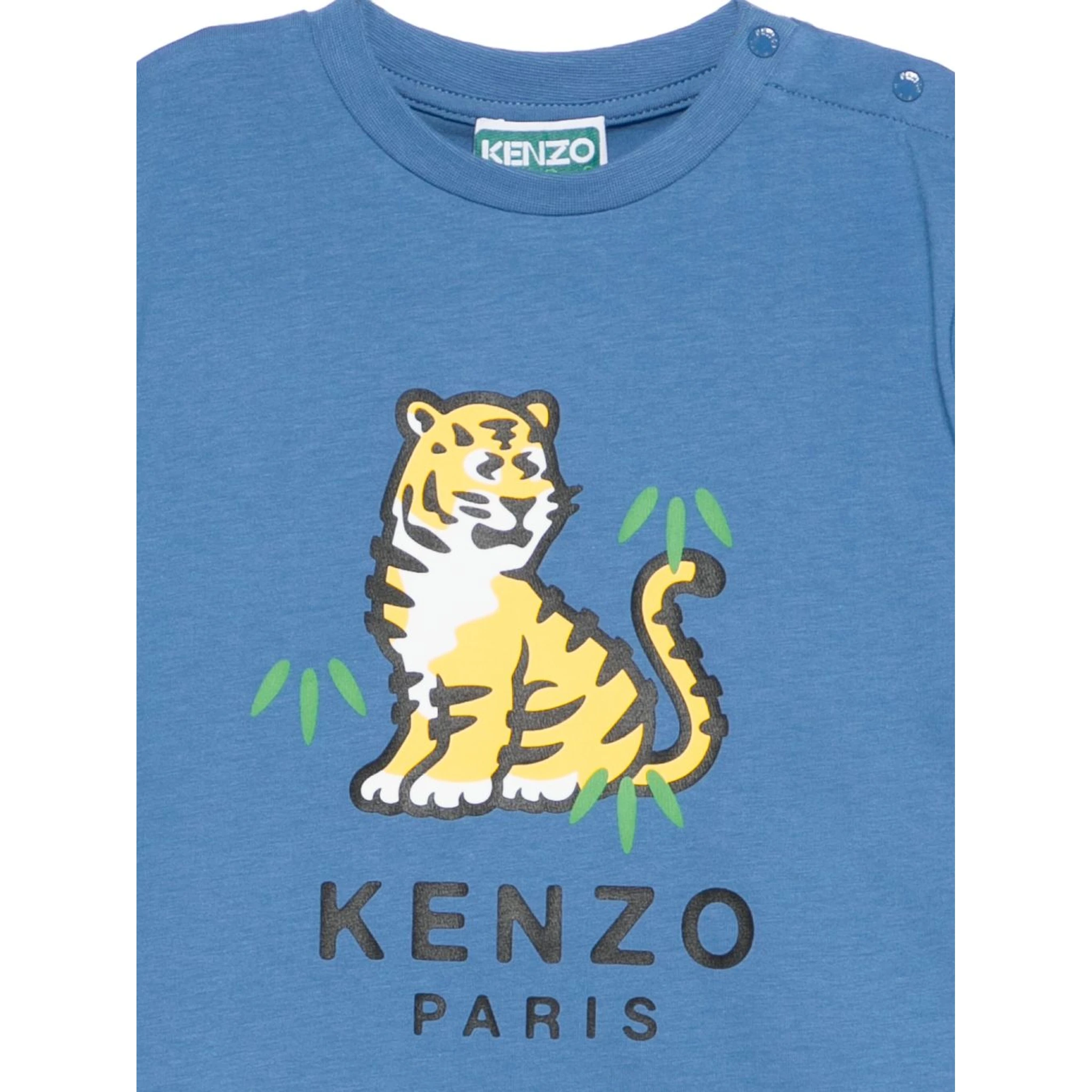 Kenzo Kids T-shirts and Polos Blue