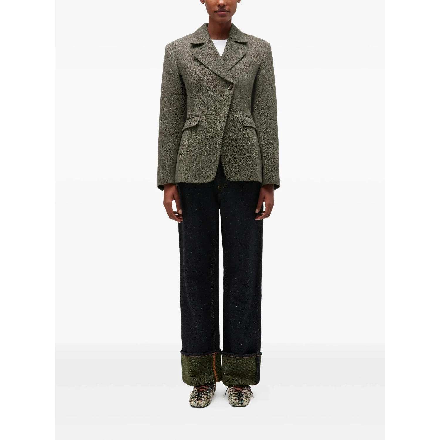 GANNI Jackets Green
